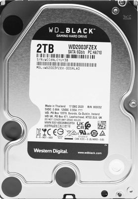 Жесткий диск WD SATA-III 2TB WD2003FZEX Black (7200rpm) 64Mb 3.5 | код 1740846 | WD Жесткий диск WD SATA-III 2TB WD2003FZEX Black (7200rpm) 64Mb 3.5 | код 1740846 | WD