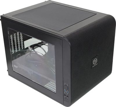 Корпус Thermaltake Core V21 черный без БП mATX 11x120mm 7x140mm 1x200mm 2xUSB3.0 audio bott PSU | код 316425 | THERMALTAKE Корпус Thermaltake Core V21 черный без БП mATX 11x120mm 7x140mm 1x200mm 2xUSB3.0 audio bott PSU | код 316425 | THERMALTAKE
