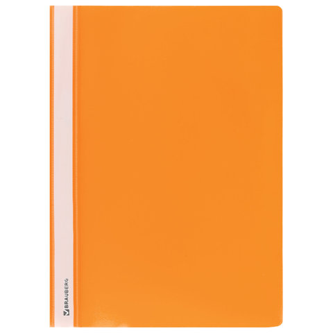 Скоросшиватель пластиковый BRAUBERG, А4, 130/180 мкм, оранжевый, 228673 | код 228673 | BRAUBERG Скоросшиватель пластиковый BRAUBERG, А4, 130/180 мкм, оранжевый, 228673 | код 228673 | BRAUBERG