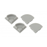 1616R-3A Набор заглушек ЭРА 1616R-3A для профиля CAB280 4 глухие круглые | код Б0039451 | ЭРА