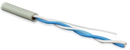 Кабель витая пара неэкранированная U/UTP категория 5 1 пара (24 AWG) многожильный (patсh) LSZH нг(С)-HF серый, Hyperline UUTP1-C5-P24-IN-LSZH-GY-500 (500 м) | код 229837 | Hyperline Кабель витая пара неэкранированная U/UTP категория 5 1 пара (24 AWG) многожильный (patсh) LSZH нг(С)-HF серый, Hyperline UUTP1-C5-P24-IN-LSZH-GY-500 (500 м) | код 229837 | Hyperline