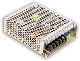 Источник питания AC-DC, 75Вт, вход 88…264В AC, 47…63Гц / 125…373 В DC, выход 48В/1.6A, рег. вых 42…54 В , изоляция 3000В AC, в кожухе 129х97х38мм, -20…+70С | код RS-75-48 | MeanWell Источник питания AC-DC, 75Вт, вход 88…264В AC, 47…63Гц / 125…373 В DC, выход 48В/1.6A, рег. вых 42…54 В , изоляция 3000В AC, в кожухе 129х97х38мм, -20…+70С | код RS-75-48 | MeanWell