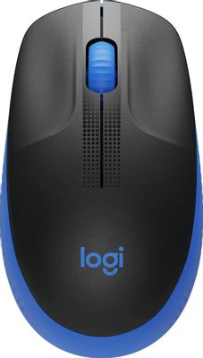 Мышь Logitech M190 черный/синий оптическая (1000dpi) беспроводная USB (2but) | код 1934857 | Logitech Мышь Logitech M190 черный/синий оптическая (1000dpi) беспроводная USB (2but) | код 1934857 | Logitech