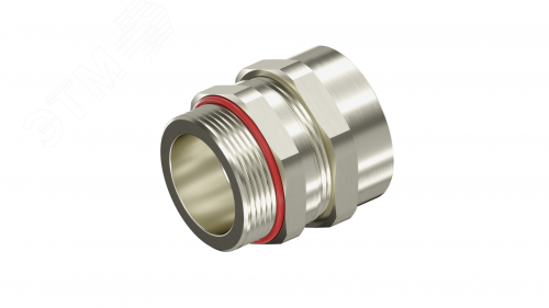 Взрывозащищенный кабельный ввод ANS под небронированный кабель M25х1,5 D10,5-18мм. Никелированная латунь. IP66/68 | код 6018ANSCKGM3SB | DKC