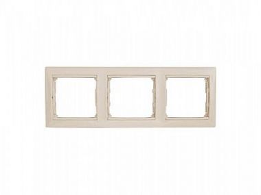 Рамка 3-м Valena горизонт. сл. кость/зол. штрих (DIY-упак.) IEK 695648 Рамка 3-м Valena горизонт. сл. кость/зол. штрих (DIY-упак.) IEK 695648