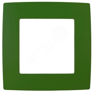 Рамка на 1 пост, Эра12, зелёный, 12-5001-27 | код Б0019392 | ЭРА