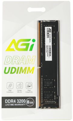 Память DDR4 8GB 3200MHz AGi AGI320008UD138 UD138 RTL PC4-25600 CL22 DIMM 288-pin 1.2В Ret | код 1924182 | AGI Память DDR4 8GB 3200MHz AGi AGI320008UD138 UD138 RTL PC4-25600 CL22 DIMM 288-pin 1.2В Ret | код 1924182 | AGI