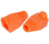 Защитные колпачки для кабеля 6,0мм cat.5, на соединение коннектора с кабелем, оранж., 100 шт. в пчк | код TWT-BO-6.0-OR/100 | TWT