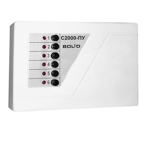 Пульт управления на 6 цепей | код С2000-ПУ | Болид Пульт управления на 6 цепей | код С2000-ПУ | Болид