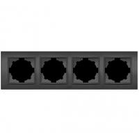 Zena дымчатый рамка 4 постовая | код 500-011100-228 | ABB