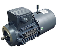 Электродвигатель трёхфазный асинхронный INNOVARI 2.2 кВт * 1430 об/мин., фланец B5 / 200*24, схема включения звезда/треугольник (230В/400В), IP55, класс энергоэффективности IE2, термистор | код 2EC090L4E-FA-AA-945 | INNOVARI