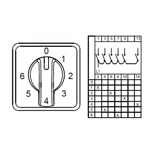 800 288, CS080111L, Многоступенчатые переключатели - 1 полюс, 0-6 80 A 45градус. (MOQ 1000) | код 0.0.0.8.00288 | KLEMSAN 800 288, CS080111L, Многоступенчатые переключатели - 1 полюс, 0-6 80 A 45градус. (MOQ 1000) | код 0.0.0.8.00288 | KLEMSAN