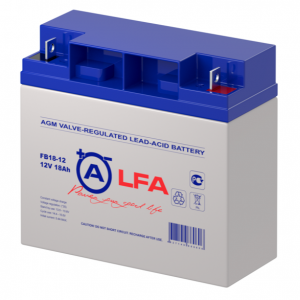 FB18-12 Аккумуляторная батарея систем охраны и пожарной безопасности, напряжение: 12В, ёмкость: 18Ач, клеммы типа: Под болт М5, Размеры ДШВ: 180х77х168мм, вес: 4,9кг. | код FB18-12 | LFA FB18-12 Аккумуляторная батарея систем охраны и пожарной безопасности, напряжение: 12В, ёмкость: 18Ач, клеммы типа: Под болт М5, Размеры ДШВ: 180х77х168мм, вес: 4,9кг. | код FB18-12 | LFA
