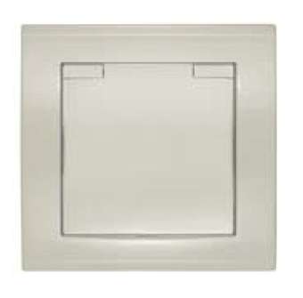 Розетка 1-м СП Бриллиант 16А IP20 с заземл. с крышкой сл. кость UNIVersal 7948868 Розетка 1-м СП Бриллиант 16А IP20 с заземл. с крышкой сл. кость UNIVersal 7948868