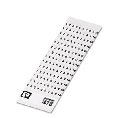 Маркировка для клеммных модулей SK 2,54/2,8:FORTL.ZAHLEN 41-5 | код 0804853:0041 | PHOENIX CONTACT Маркировка для клеммных модулей SK 2,54/2,8:FORTL.ZAHLEN 41-5 | код 0804853:0041 | PHOENIX CONTACT