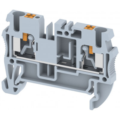 Клемма проходная PUSH-IN 2,5 мм2, на 2 подключения, серая PQ2.5-GREY | код 3102010000 | Elmex Клемма проходная PUSH-IN 2,5 мм2, на 2 подключения, серая PQ2.5-GREY | код 3102010000 | Elmex