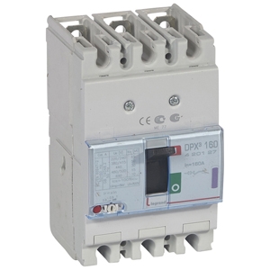 Автоматический выключатель DPX3 160 - термомагнитный расцепитель - 50 кА - 400 В~ - 3П - 160 А | код. 420127 | Legrand 