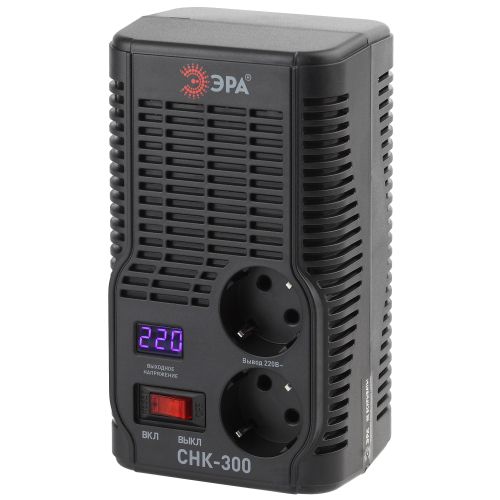 Стабилизатор напряжения компактный СНК-300 160-260В/220В, 300ВА | код Б0031555 | ЭРА фото 5 Стабилизатор напряжения компактный СНК-300 160-260В/220В, 300ВА | код Б0031555 | ЭРА фото 5