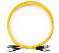 Патч-корд оптический TWT, PVC, дуплексный, FC/UPC-FC/UPC, SM OS2, 7.0 м | код TWT-2FC-2FC/SU-7.0 | TWT