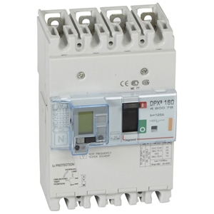 Автоматический выключатель DPX3 160 -  термомагн. расц. - с диф. защ. - 25 кА - 400 В~ - 4П - 125 А | код. 420076 | Legrand 