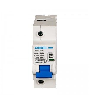Авт. выкл. ADB3-125 1P 100A 6KA х-ка C (ANDELI) | код ADL01-649 | ANDELI Авт. выкл. ADB3-125 1P 100A 6KA х-ка C (ANDELI) | код ADL01-649 | ANDELI