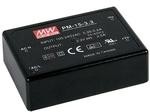 Источник питания AC-DC, 15 Вт, вход 85...264В AC 47...440 Гц, 120...370B DC, выход 12В/1,25А, изоляция 4000В AC, в кожухе 75х53х22,7мм, -20...+70C | код PM-15-12 | MeanWell