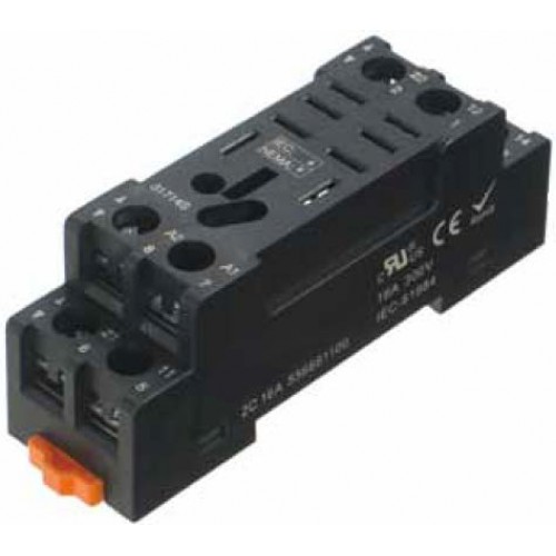 820 420, KS-B 2CO, Монтажная колодка на Дин-Рейку для реле KRL, 2C/1C, 16А | код 0.0.0.8.20420 | KLEMSAN 820 420, KS-B 2CO, Монтажная колодка на Дин-Рейку для реле KRL, 2C/1C, 16А | код 0.0.0.8.20420 | KLEMSAN