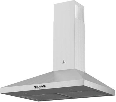 Вытяжка каминная Lex BRIZ 600 нержавеющая сталь управление: кнопочное (1 мотор) | код 1920317 | LEX Вытяжка каминная Lex BRIZ 600 нержавеющая сталь управление: кнопочное (1 мотор) | код 1920317 | LEX