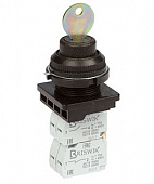 Переключатель управления ПЕ-171 исп.1, 2з, 10А, 660В, замок на 2 положения 0 +90° (ключ в положении включено не вынимается), IP40, переключатель управления (ЭТ) | код ET514793 | Электротехник