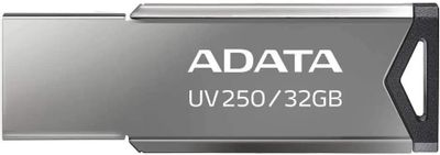 Флеш Диск A-Data 32GB UV250 AUV250-32G-RBK USB2.0 серебристый | код 1831276 | A-DATA Флеш Диск A-Data 32GB UV250 AUV250-32G-RBK USB2.0 серебристый | код 1831276 | A-DATA