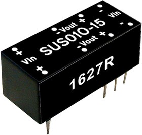 Источник питания DC-DC, 1Вт, вход 10.8…13.2В, выход 12В/84мА, изоляция 1000В DC, DIP16, 22.6х9.9х8.4мм., -25С…+71С | код SUS01M-12 | MeanWell Источник питания DC-DC, 1Вт, вход 10.8…13.2В, выход 12В/84мА, изоляция 1000В DC, DIP16, 22.6х9.9х8.4мм., -25С…+71С | код SUS01M-12 | MeanWell
