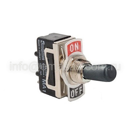Тумблер ON-OFF (дубль контактов) MA211 | код MA211 | EMAS Тумблер ON-OFF (дубль контактов) MA211 | код MA211 | EMAS