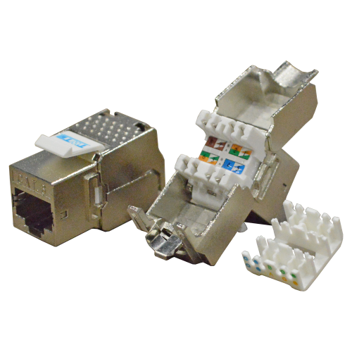 Модуль Keystone RJ45, Cat.6, STP, 180 градусов | код TWT-OK45STP180/6 | TWT Модуль Keystone RJ45, Cat.6, STP, 180 градусов | код TWT-OK45STP180/6 | TWT