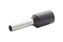 Наконечник штыревой втулочный изолированный НШВИ 1,5-8 цвет черный | код NSHvI-1,5-8-Bk | Engard