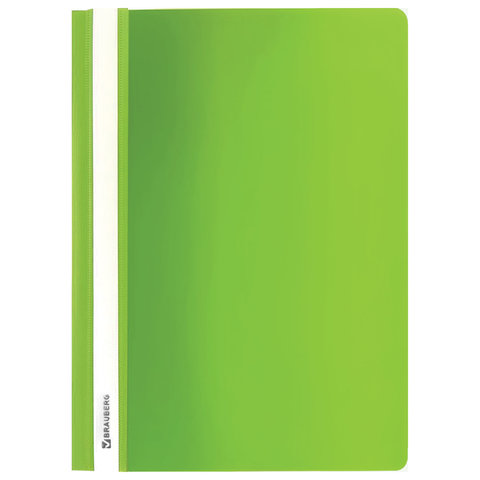 Скоросшиватель пластиковый BRAUBERG, А4, 130/180 мкм, салатовый, 228674 | код 228674 | BRAUBERG Скоросшиватель пластиковый BRAUBERG, А4, 130/180 мкм, салатовый, 228674 | код 228674 | BRAUBERG