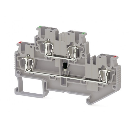 311 429, Пружинная клемма серии SRD 2,5-2FLD-48VAC (Серый) | код 0.0.0.3.11429 | KLEMSAN 311 429, Пружинная клемма серии SRD 2,5-2FLD-48VAC (Серый) | код 0.0.0.3.11429 | KLEMSAN