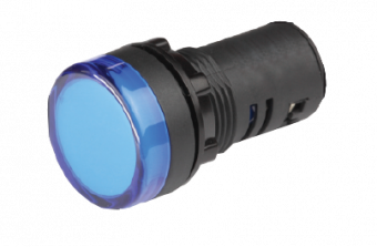 Лампа сигнальная компактная ф22 LED 230В синяя IP44 | код LS3-22D/B220 | ELVERT Лампа сигнальная компактная ф22 LED 230В синяя IP44 | код LS3-22D/B220 | ELVERT