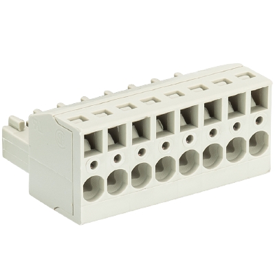 Розеточный разъем, прямой, на кабель, шаг 3,5 мм, 4 полюса, номинальное сечение: 1,5 мм кв., пружинная фиксация провода, 250V, 8А, без маркировки, цвет: серый, серия 8513 BFK | код 25.630.3453.0 | Wieland Розеточный разъем, прямой, на кабель, шаг 3,5 мм, 4 полюса, номинальное сечение: 1,5 мм кв., пружинная фиксация провода, 250V, 8А, без маркировки, цвет: серый, серия 8513 BFK | код 25.630.3453.0 | Wieland