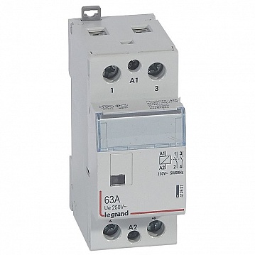 Модульный контактор  CX³ 2P 63А 250/230В AC |  код.  412527 |  Legrand