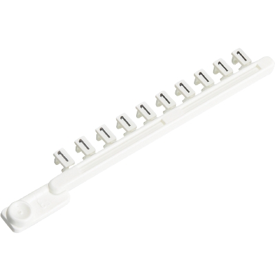 Гребенка составных шильдиков, 10 шильдиков, нанесенные знаки: 8,8, ... ,8 | код 04.841.1850.0 | Wieland