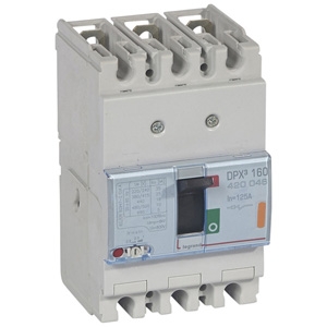 Автоматический выключатель DPX3 160 - термомагнитный расцепитель - 25 кА - 400 В~ - 3П - 120 А | код. 420046 | Legrand 