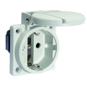 Розетка встраиваемая Schuko 16A, 3p, 250V, IP54, Bals Серая 71095 | код 71095 | Bals Розетка встраиваемая Schuko 16A, 3p, 250V, IP54, Bals Серая 71095 | код 71095 | Bals