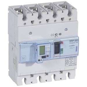 Автоматический выключатель DPX3 250 - эл. расцепитель - с изм. блоком - 50 кА - 400 В~ - 4П - 250 А | код. 420479 | Legrand 
