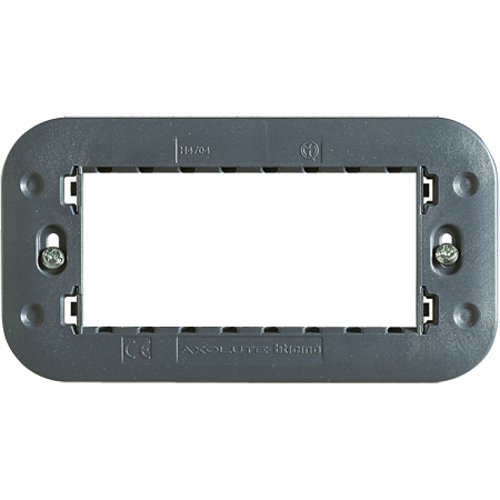 Axolute Суппорт для рамки на 4 модуля, фиксация на винтах | код H4704 | BTICINO Axolute Суппорт для рамки на 4 модуля, фиксация на винтах | код H4704 | BTICINO