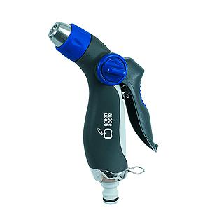 Пистолет-распылитель регулир. латун. форсунка 3 реж. метал. (12/48) | код. Б0003092 | Green Apple