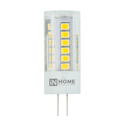 Лампа светодиодная LED-JC-VC 3Вт 12В G4 6500К 260Лм IN HOME | код 4690612019802 | IN HOME Лампа светодиодная LED-JC-VC 3Вт 12В G4 6500К 260Лм IN HOME | код 4690612019802 | IN HOME