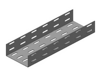 Лоток перфорированный ЛМ-250х65 L-2000 УТ2,5 цинк (1,0мм) | код Т0000029073 | ТСРК