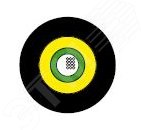 Кабель UNI tube со стекловолокном FiireBur оболочкой ОМ4 50/125 12 волокон | код 39U-40-12-02BL | Eurolan