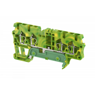 Клемма заземления пружинная 2,5 мм2 на 4 подключения SGQ2.5-2X2 | код 2102090000 | Elmex Клемма заземления пружинная 2,5 мм2 на 4 подключения SGQ2.5-2X2 | код 2102090000 | Elmex