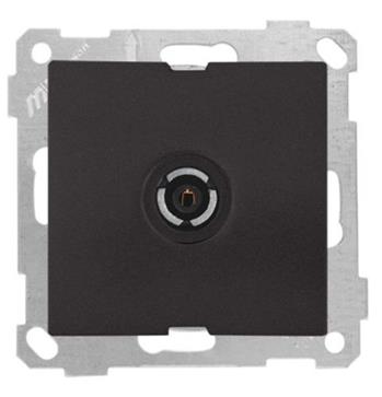 21 - Розетка TV, оконечная, черный мат | код 2100-171-0184 | Mutlusan 21 - Розетка TV, оконечная, черный мат | код 2100-171-0184 | Mutlusan